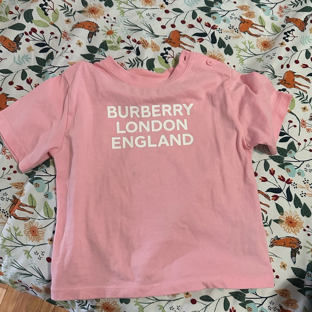 Pink Burberry shirt